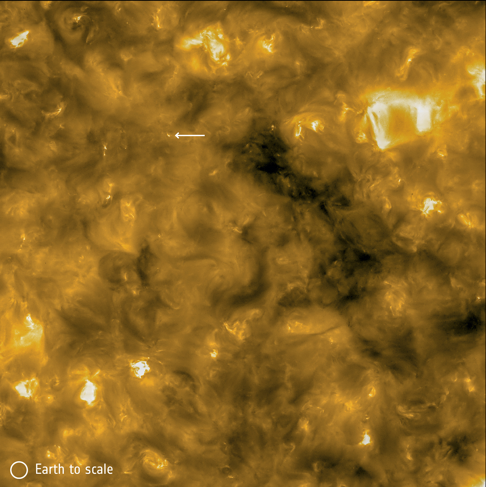 صورة عالية الدقة للشمس من التصوير فوق البنفسجي المتطرف (EUI) تم التقاطها بواسطة التلسكوب HRIEUV على المركبة الفضائية الشمسية المدارية التابعة لوكالة ناسا / وكالة الفضاء الأوروبية التقطت في 30 مايو 2020 وتم إصدارها بواسطة وكالة الفضاء الأوروبية 16 يوليو ، 2