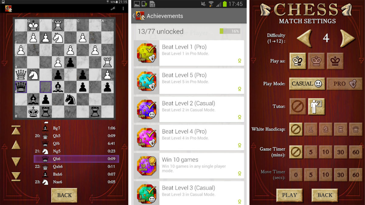 لقطة شاشة للشطرنج مجاني 2020