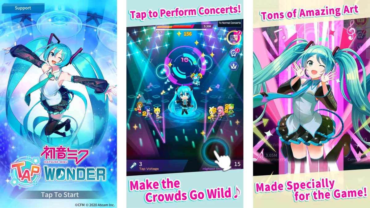 Hatsune Miku Tap Wonder لقطة للشاشة