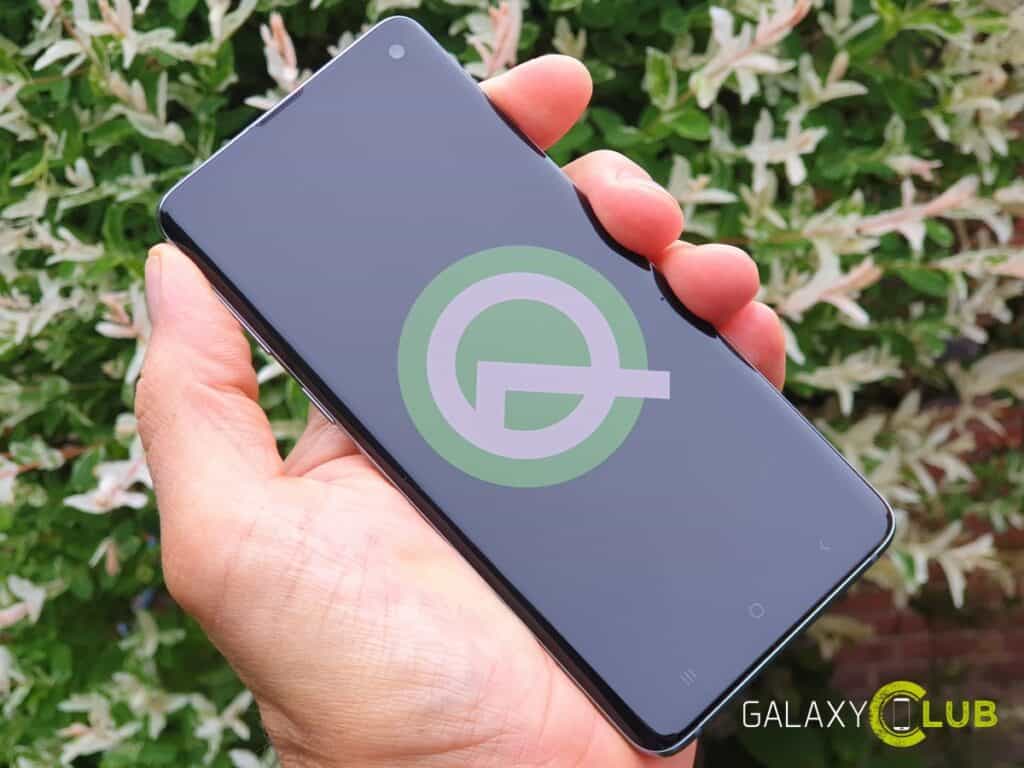 samsung galaxy s10 android 10 q