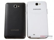 Samsung Galaxy Note II بجانب الملاحظة الأصلية