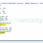 Figure 1. Call to the obfuscated function