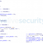 Figure 3. Example of obfuscated left and deobfuscated right function in Emotet