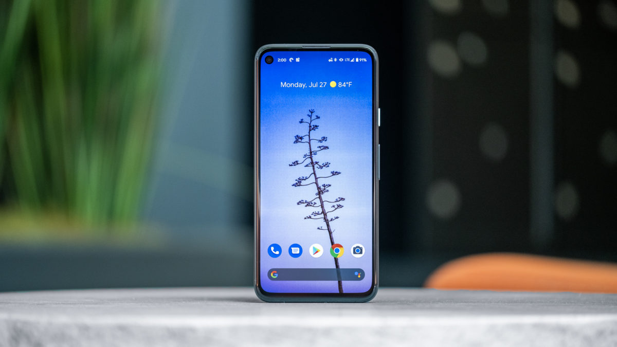 شاشة Google Pixel 4a الدائمة 2