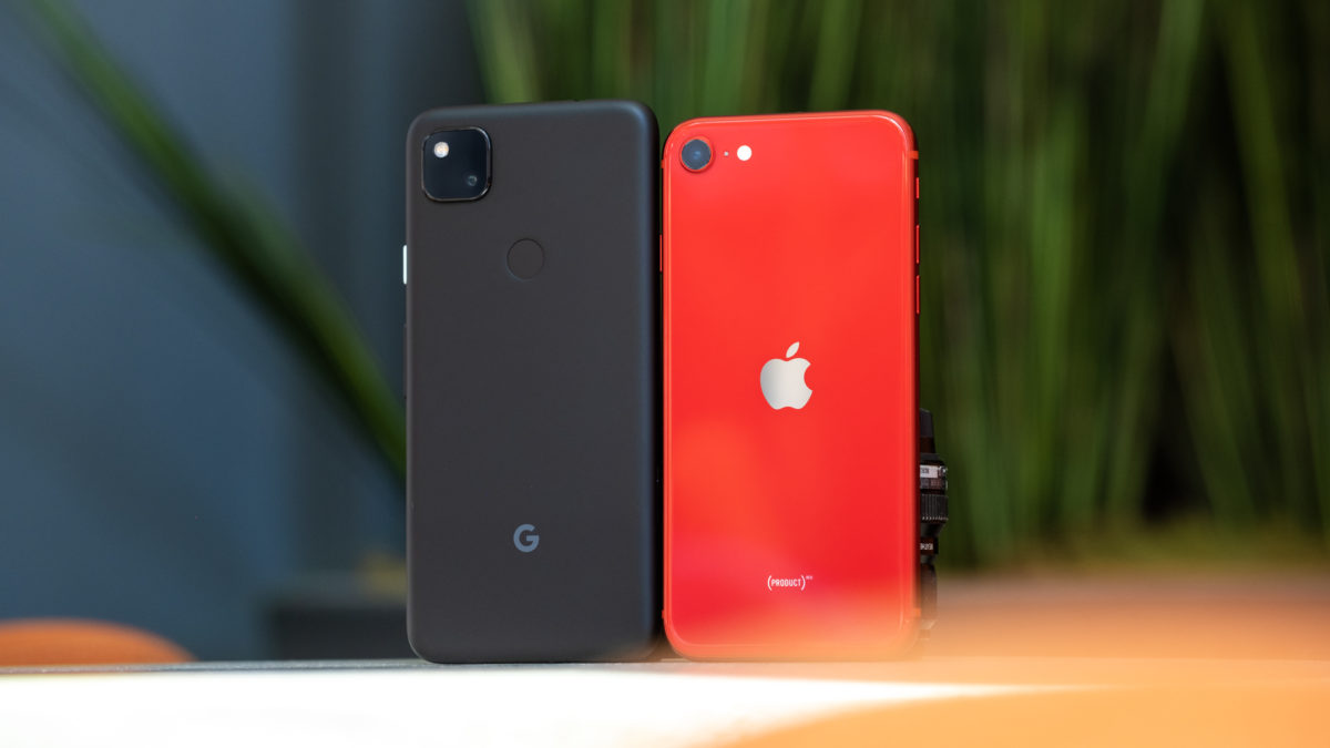 يدعم Google Pixel 4a مقابل iPhone SE 2020 1 1