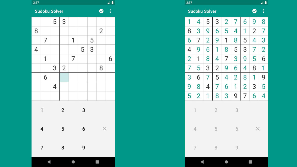 لقطة شاشة OkayCode Sudoku Solver