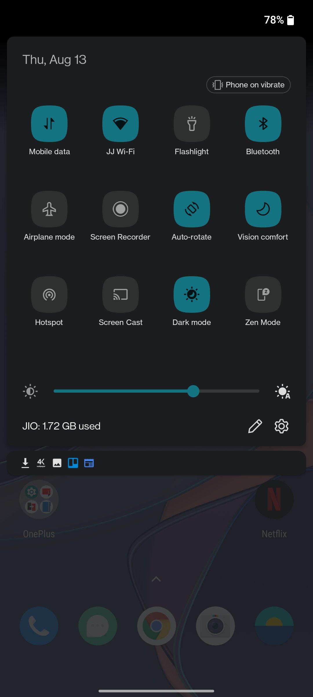 OnePlus OxygenOS 11 Dark Mode