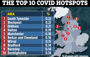 VP COVID HOTSPOTS MAP AUG 28