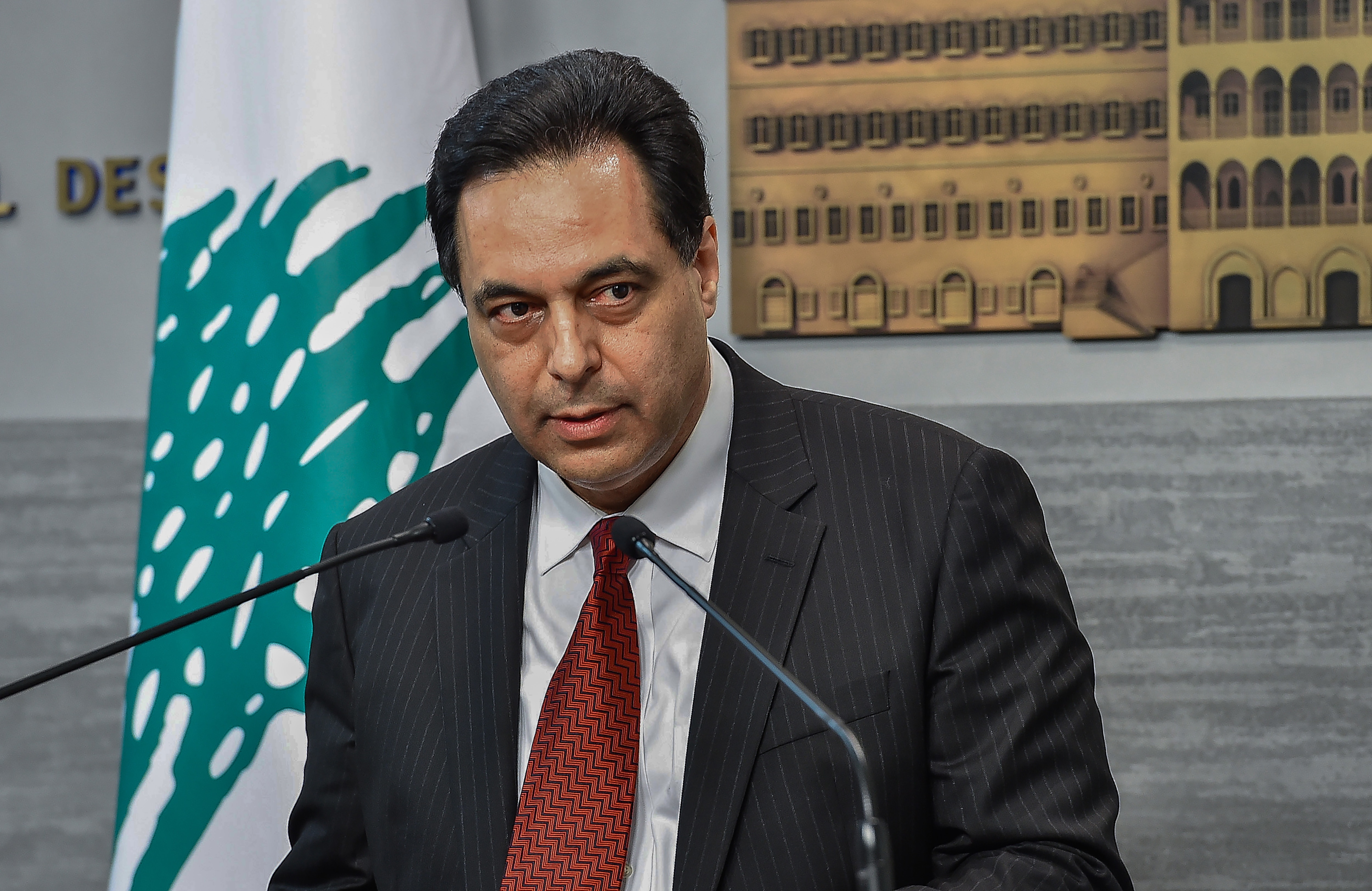 رئيس الوزراء اللبناني حسان دياب.