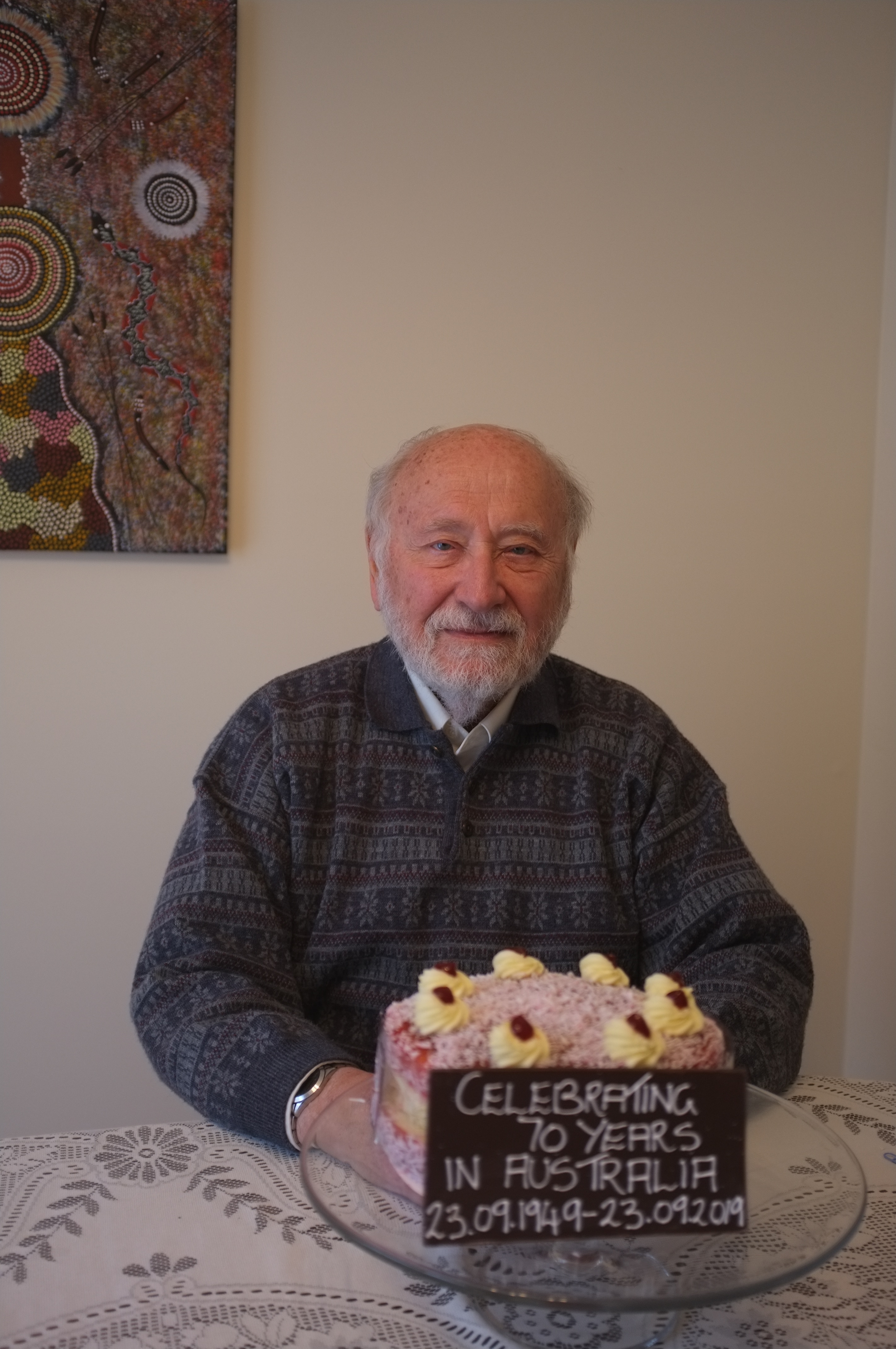 في العام الماضي ، احتفل Mikolaj Subocz بمرور 70 عامًا على العيش في أستراليا بعد هجرته من بيلاروسيا. 