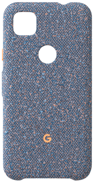 google fabric pixel 4a case blue