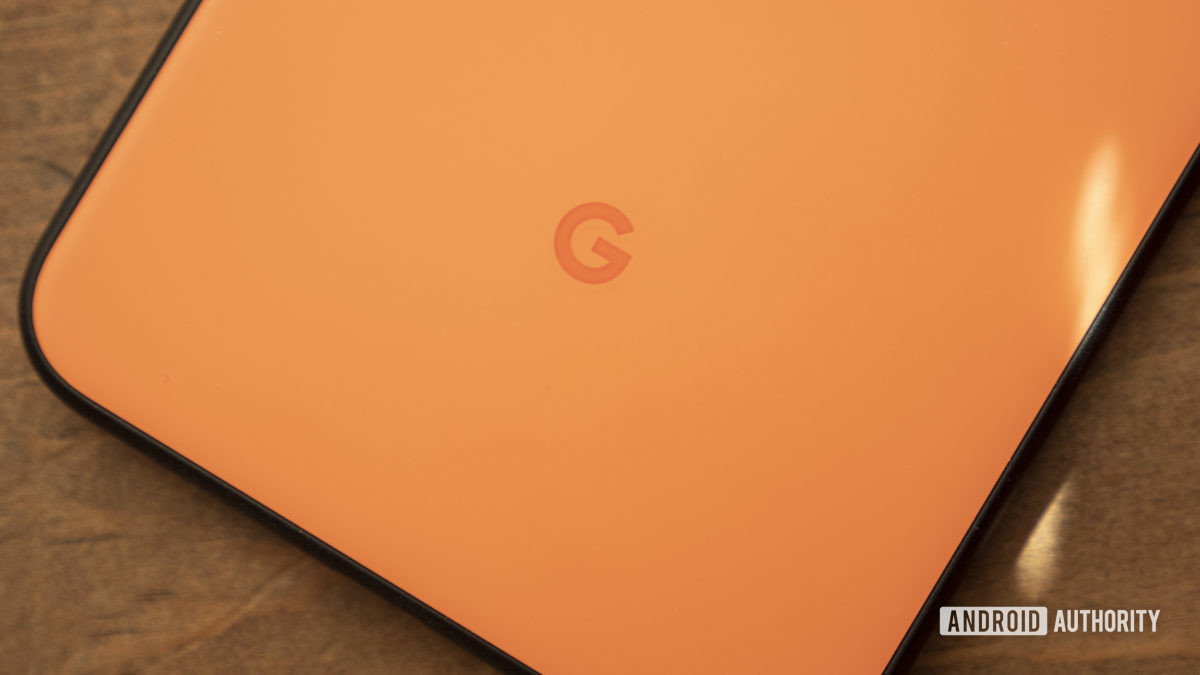 جوجل بيكسل 4 XL يا برتقالي شعار جوجل 2