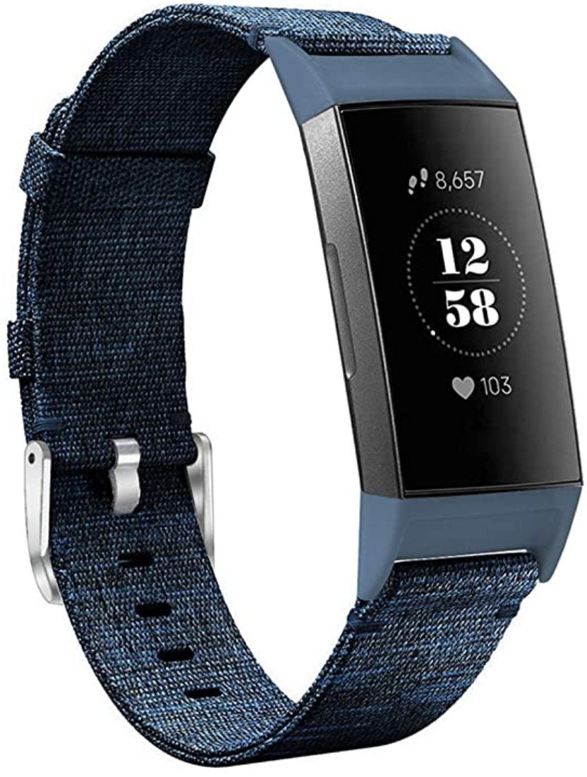 hooroor canvas fitbit charge 3 band render