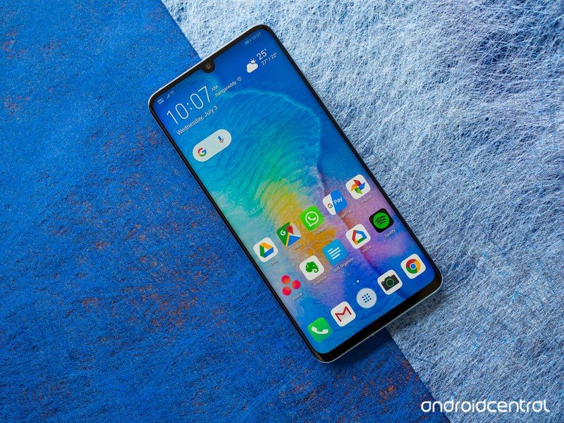 Huawei P30 Pro مع تشغيل شاشته