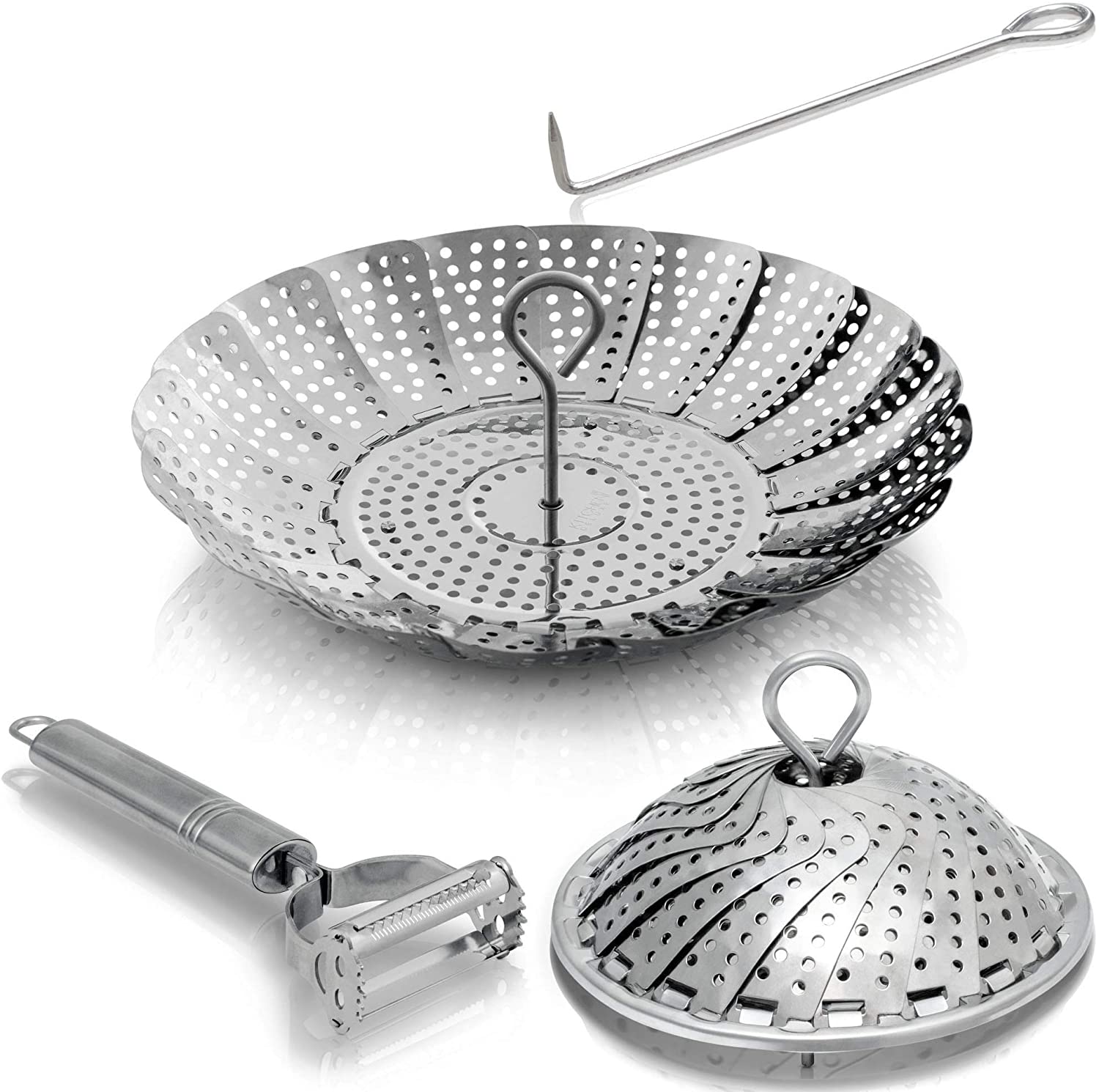 kitchen deluxe vegetable steamer