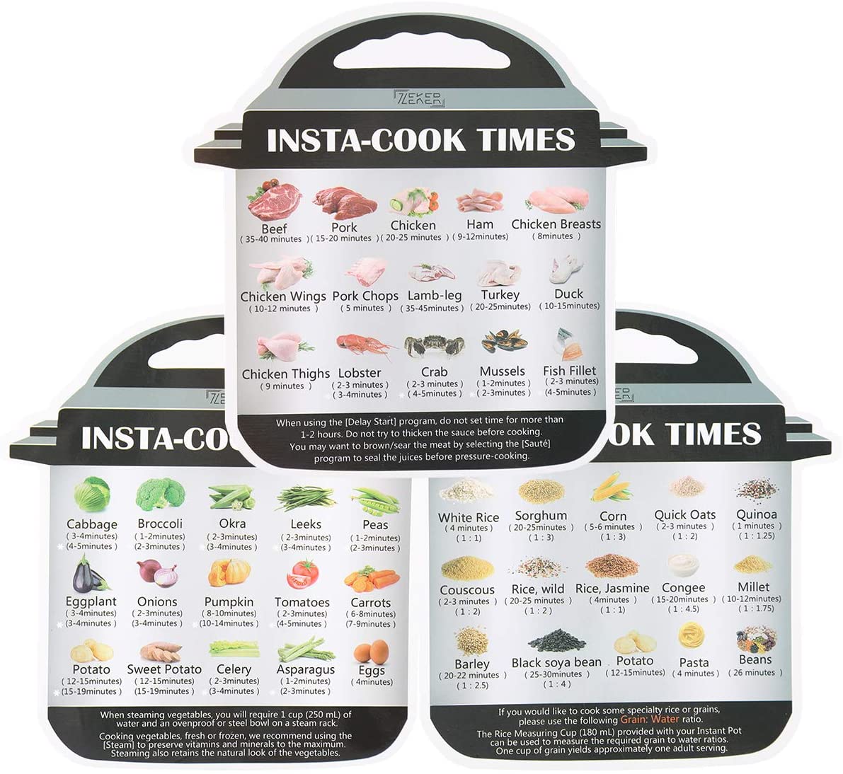 magnetic cheat sheet instant pot