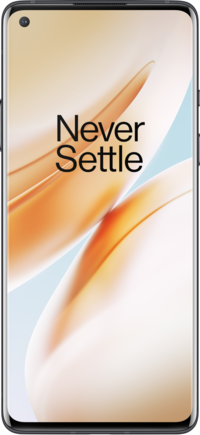 oneplus 8 black front render