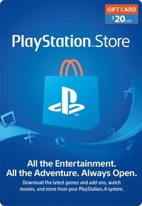 playstation store gift card 20