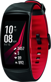 samsung gear fit2 pro red render cropped