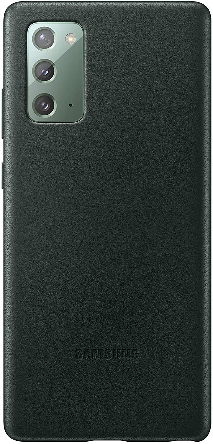 samsung leather cover note 20 case green