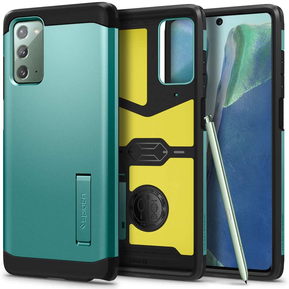 spigen tough armor note 20 case green