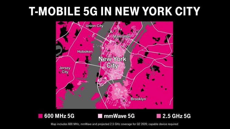 T-Mobile layer cake in New York