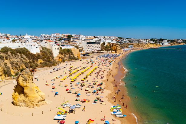 0 Albufeira Beach Algarve Portugal