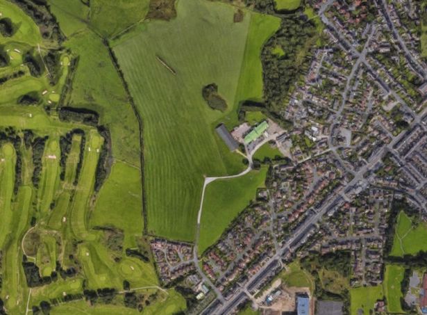 0 The land at Cowlishaw in Oldham which is being proposed for development