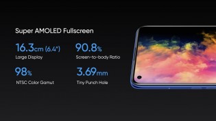 يأتي Realme 7 Pro بشاشة Super AMOLED مع قارئ بصمات الأصابع تحتها