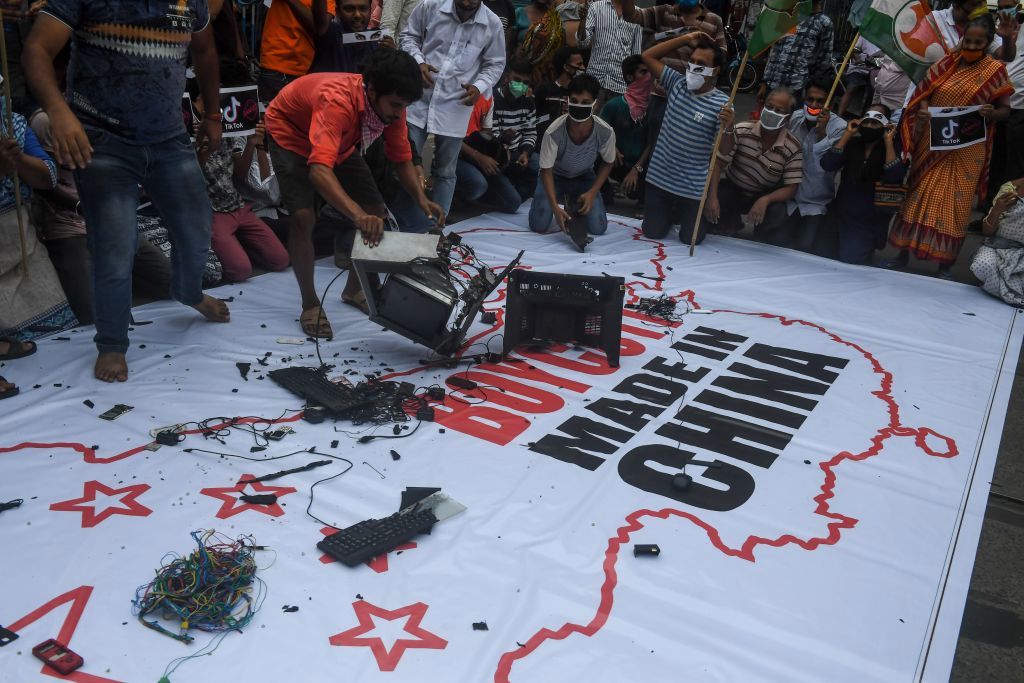 الهند - الصين - الصراع - الاحتجاج