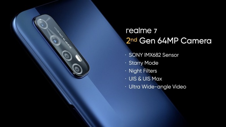 أعلن Realme 7 و 7 Pro: تحسين الكاميرات وبطاريات شحن أكبر وأسرع