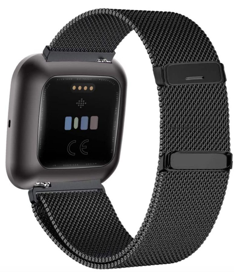 hapaw stainless steel fitbit versa lite band render