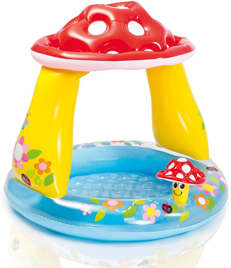 intex mushroom inflatable baby pool