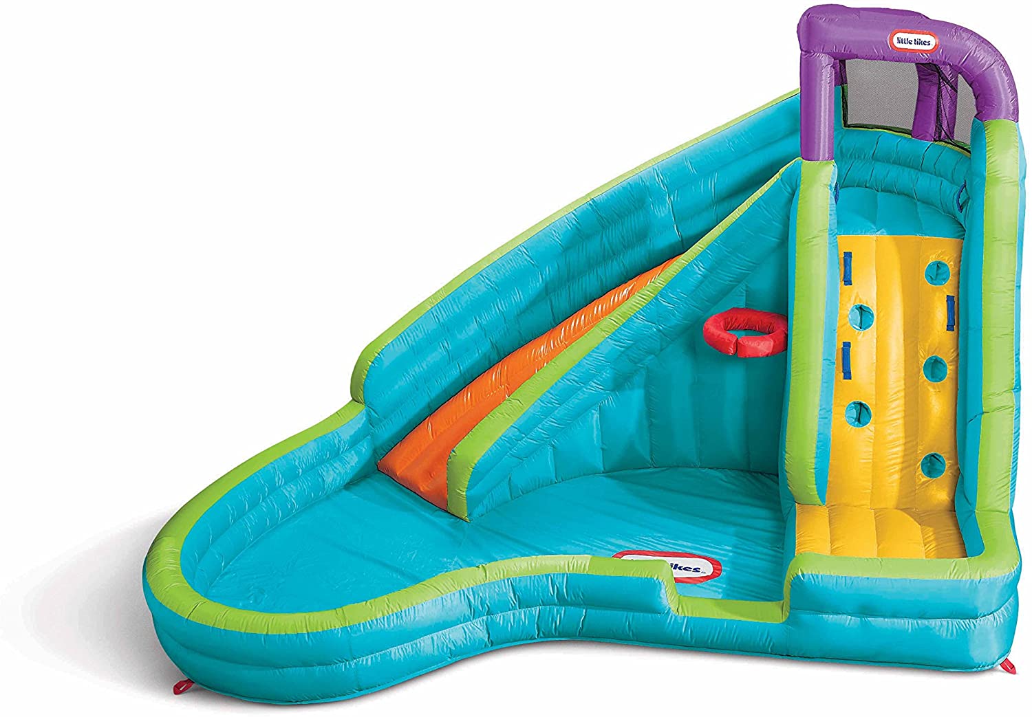 little tikes slam curve inflatable slide