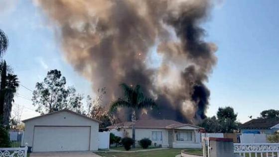 انفجار في كاليفورنيا