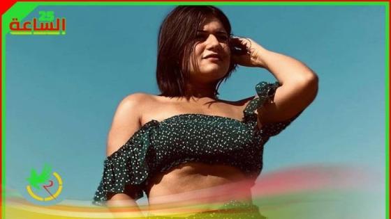 ديانا هشام تستمتع بأجواء الصيف بملابس البحر المثيرة الخضراء