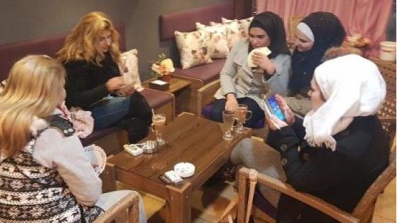 النساء فى حلب من الحرملك الى مقهى خاصًّا بالسيدات