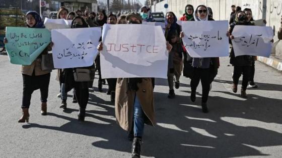 مظاهرة نسائية ضد «طالبان» في كابل