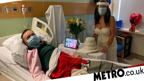 العريس الذي أقام حفل زفاف على سرير المستشفى يحصل أخيرًا على قلب جديد