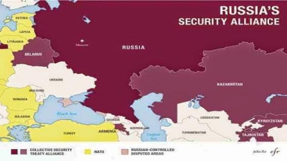 Russia Military Alliance Map