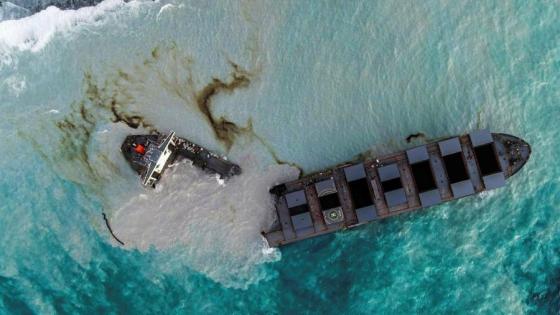 تفاقم كارثة موريشيوس البيئية مع تحطم السفينة المحطمة