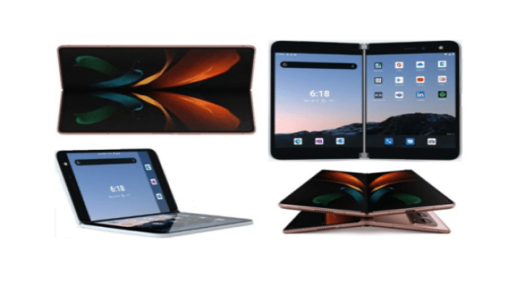مقارنة المواصفات Microsoft Surface Duo مقابل Samsung Galaxy Fold 2