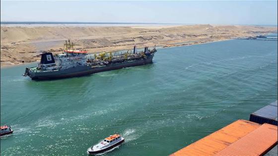 عبور 19311 سفينة بحمولات 1,21 مليار طن قناة السويس المصرية