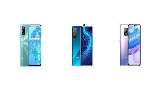 Realme V5 vs Honor X10 vs Redmi 10X: مقارنة المواصفات