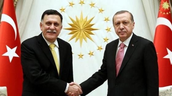 استقبال أردوغان لفائز السراج