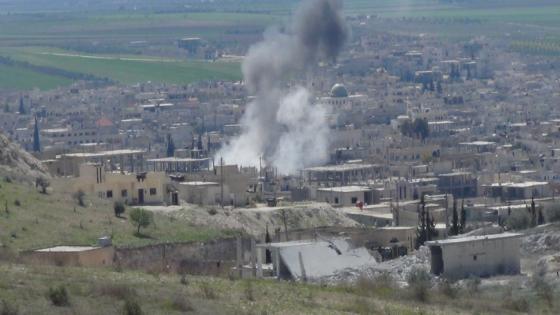 قوات النظام تقصف بلدة البارة بريف إدلب