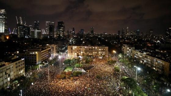 الآلاف يتظاهرون في تل أبيب ضد استجابة نتنياهو للفيروس التاجي