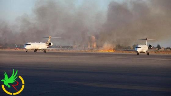 قوات حفتر تعلن السطيرة على مطار طرابلس