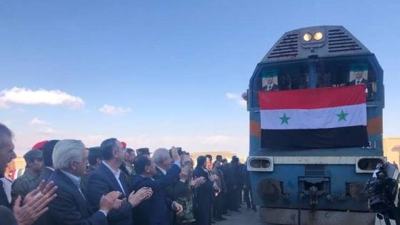 إعادة الخط الحديدي بين دمشق وحمص السورية
