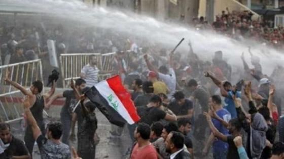 القضاء العراقي مواجهات بين قوات الأمن العراقي ومتظاهرين